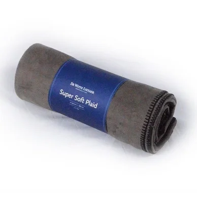 Plaid Polaire De Witte Lietaer Soft Gris Prix Promo