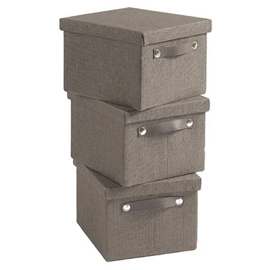 Acheter Direct Boîte de Rangement Aquanova Bora Medium Vert Olive (3 pièces)