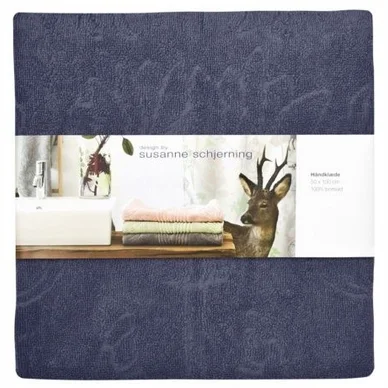 Acheter Direct Serviette de toilettes Susanne Schjerning Bleu (50 x 100 cm)