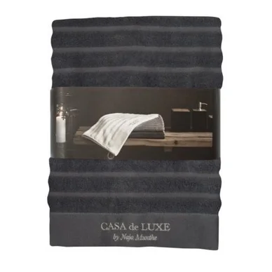 Acheter Direct Serviette de Douche Casa de Luxe Gris Foncé (70 x 140 cm)