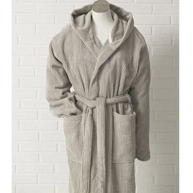 Peignoir Marc O‘Polo Timeless Tone Stripe Beige/ Ecru Réduction