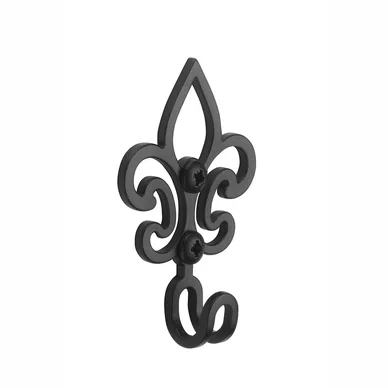 Achat Immédiat Crochet Tiger French Lily Acier Inoxydable Noir