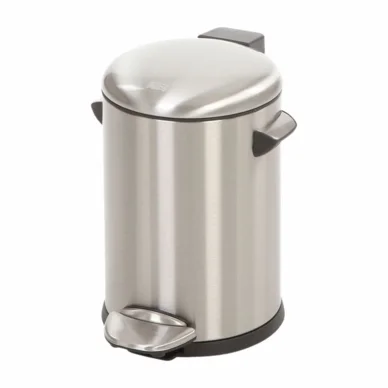 Vente Directe EKO Poubelle Belle Deluxe Mat Argent 3L