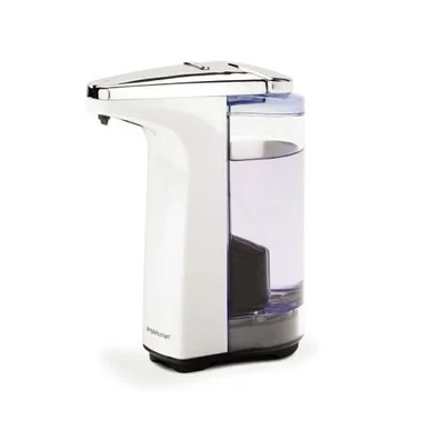 Distributeur de Savon simplehuman Compact Sensor Blanc Solde