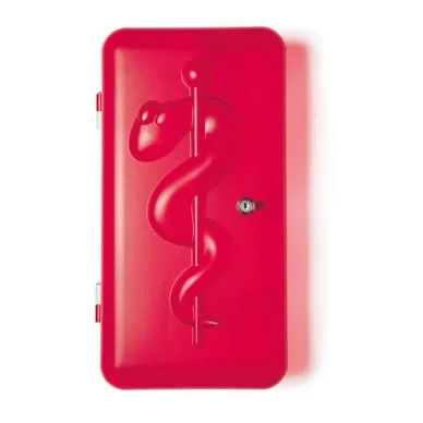 Armoire à Pharmacie Koziol Cabinet Rouge Transparent Pas Cher