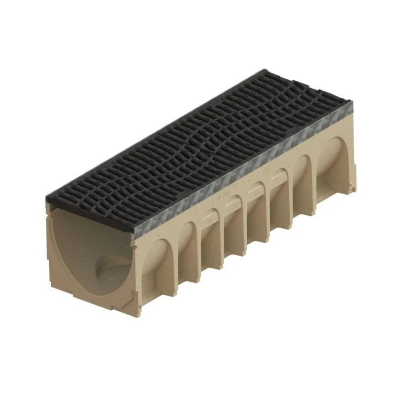 CANIVEAU POLYMERE MULTIDRAIN 300 H30 +GRILLE FONTE DUNE D400 PMR 1MACO Commander Maintenant