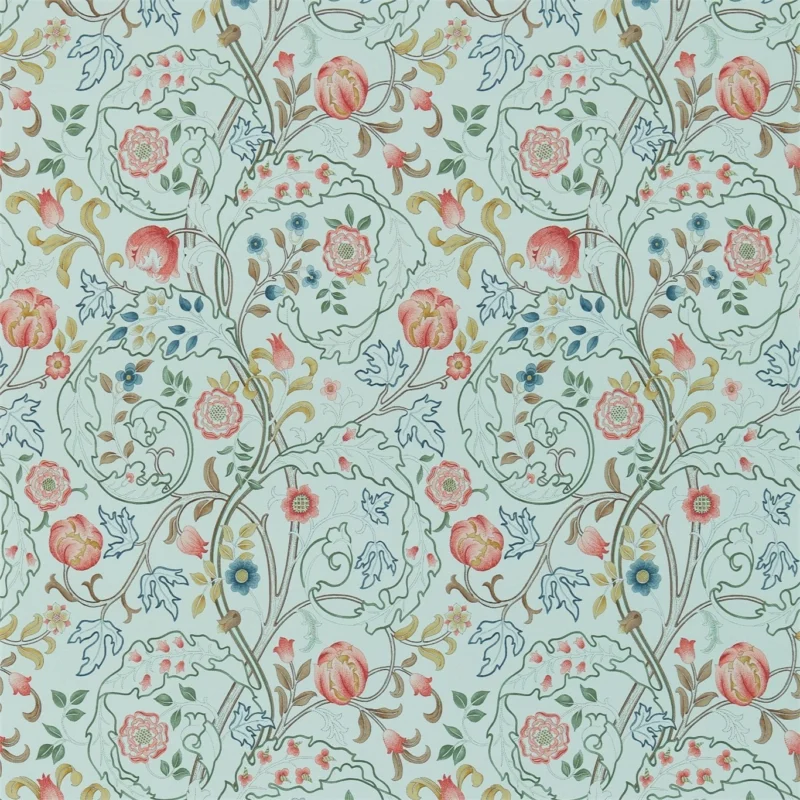 Mary Isobel Silk Blue/Pink Acheter En Ligne
