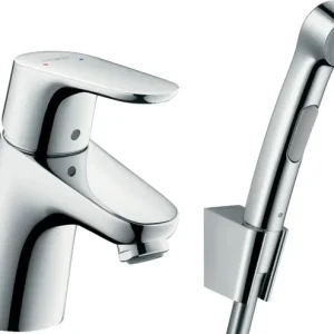 Achetez Aujourd'hui Set Hansgrohe FOCUS mitigeur + douchette intime (31926000)