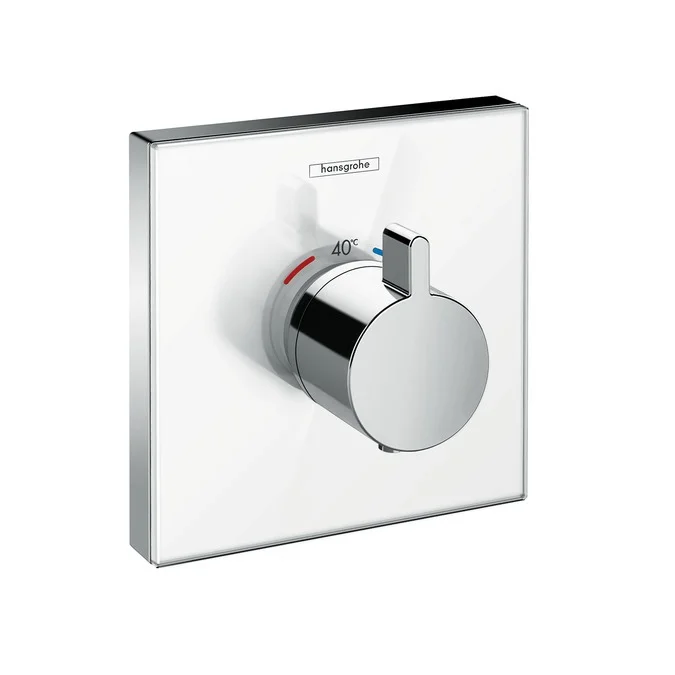 ShowerSelect Glass Set de finition en verre pour mitigeur thermostatique ShowerSelect E encastré haut débit (15734400) Must-Have