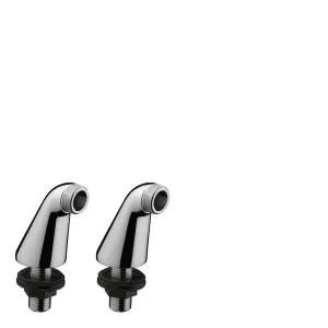 Paire de colonnettes pour mitigeur Bain/Douche, Chromé (14920000) Populaire