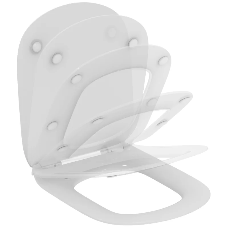 Retour Gratuit Ideal standard Tesi Abattant ultra-fin frein de chute (T352701)
