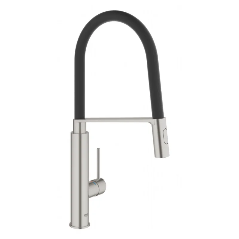 CONCETTO NEW - Mitigeur monocommande de cuisine SuperSteel (31491DC0) Top Vente