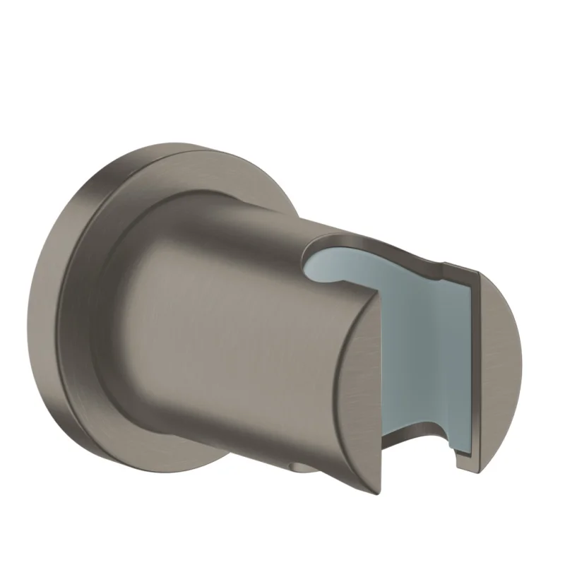 Satisfait Ou Remboursé Rainshower Support mural pour douchette, Hard Graphite Brossé (27074AL0)