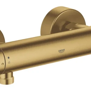 Jusqu'à Épuisement Des Stocks Grohtherm 1000 Cosmopolitan M Mitigeur thermostatique Douche, Cool Sunrise brossé (34065GN2)
