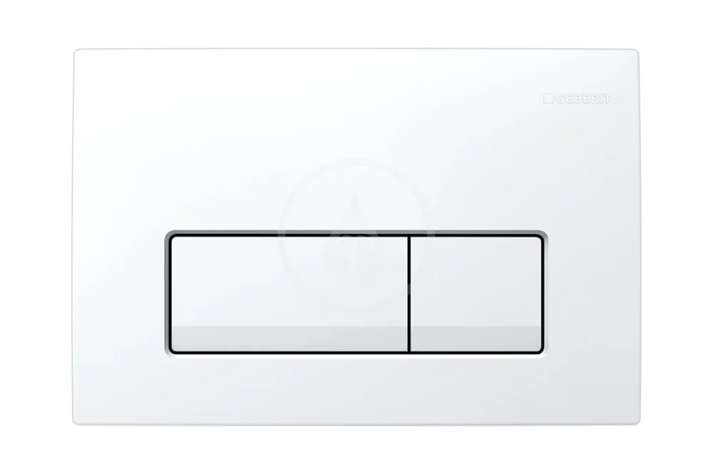 Top Vente Plaque de Commande Delta 51 Alpin Blanche - (115.105.11.1)