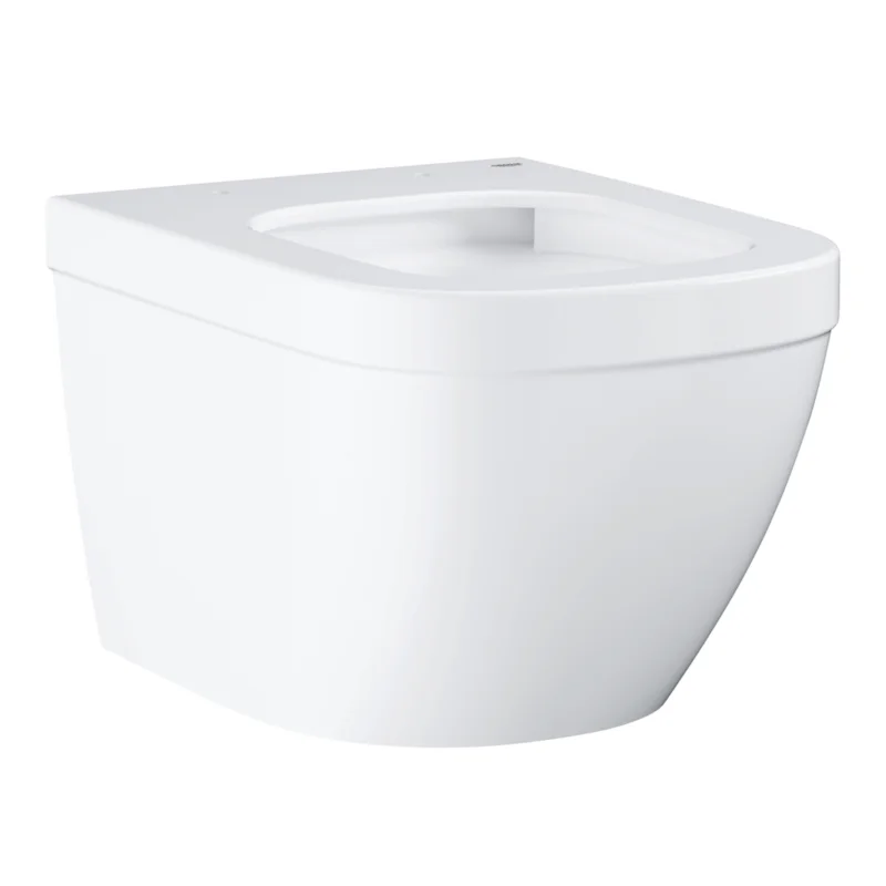 Euro Ceramic Cuvette WC suspendue compact avec PureGuard, Triple Vortex, blanc alpin (3920600H) Pas Cher