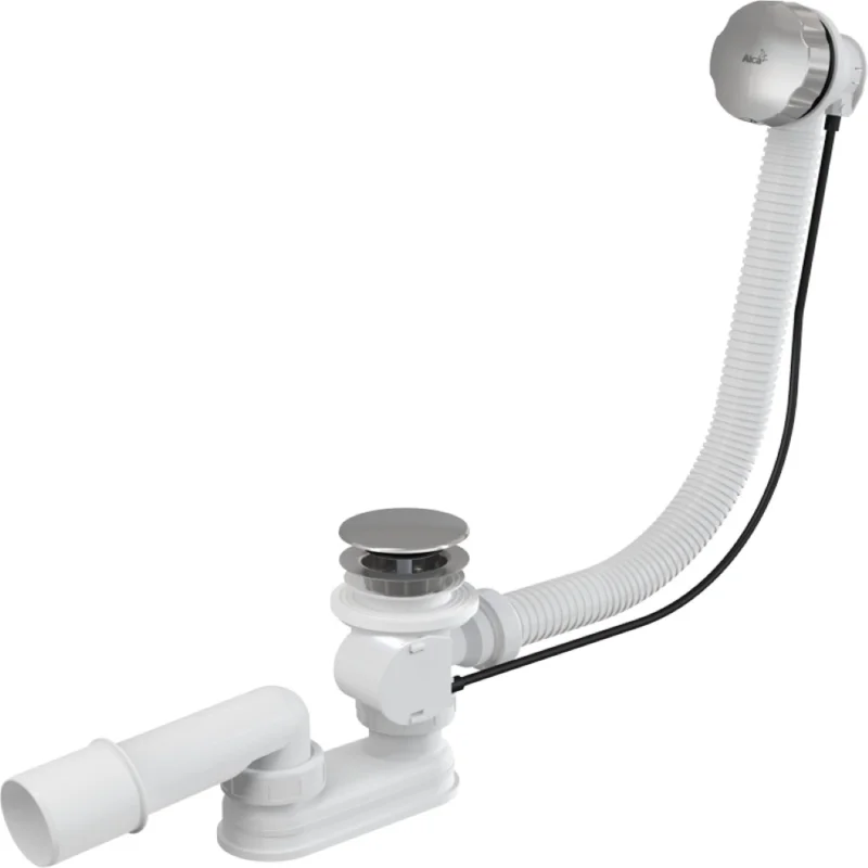 Siphon pour baignoire en métal et plastique (A55KM) Expédition Rapide