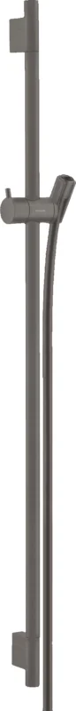 Unica Barre de douche S Puro 90 cm avec flexible de douche noir chromé brossé (28631340) Offre Limitée