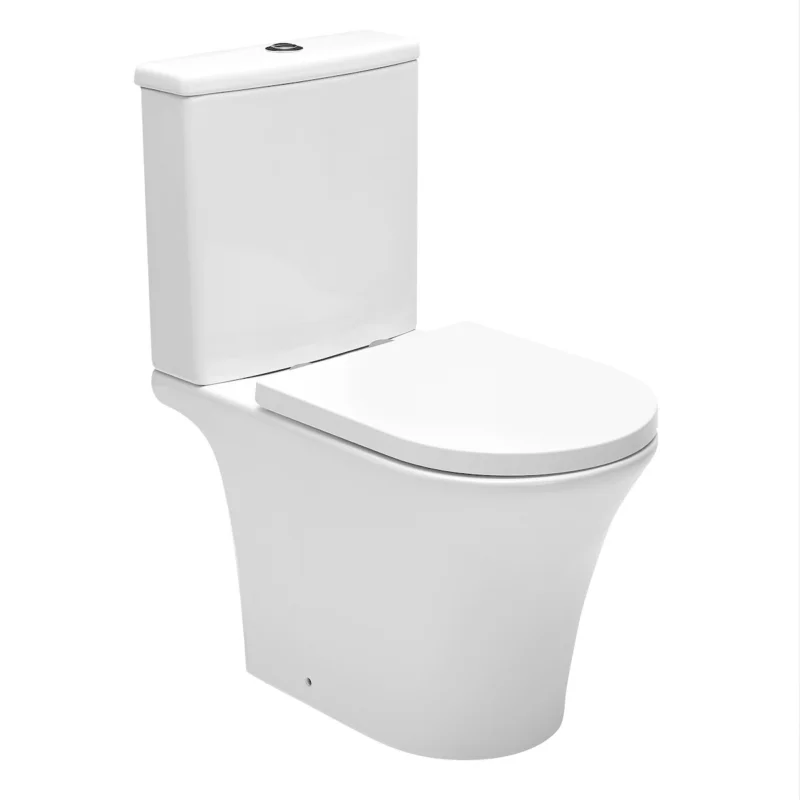 WC à poser sans bride, avec abattant softclose - remplissage par le bas (SATBRE030RREXVP) Achat Immédiat