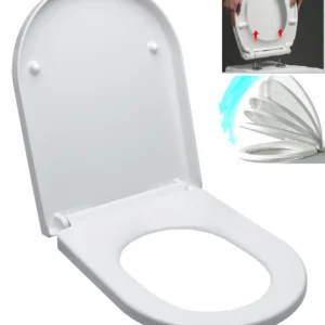 Abattant WC à fermeture douce Softclose adaptable sur la plupart des cuvettes, blanc (EASY2244) Offre Spéciale