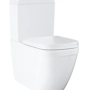 Euro Ceramic Pack WC à poser haut de gamme, alimentation latérale (39462999) Populaire