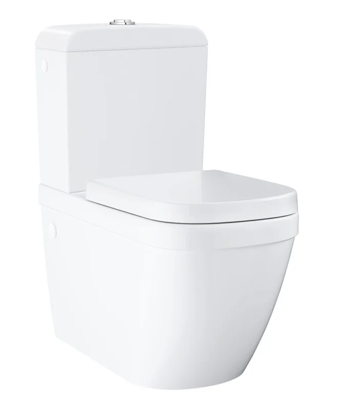 Euro Ceramic Pack WC à poser haut de gamme, alimentation latérale (39462999) Populaire