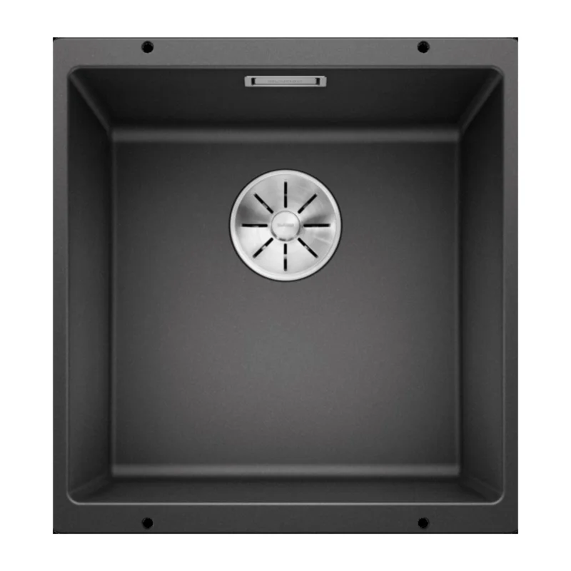 Expédié Aujourd'hui Evier Subline 400-U en Silgranit PuraDur sous-plan 43x46cm, Anthracite (523422)