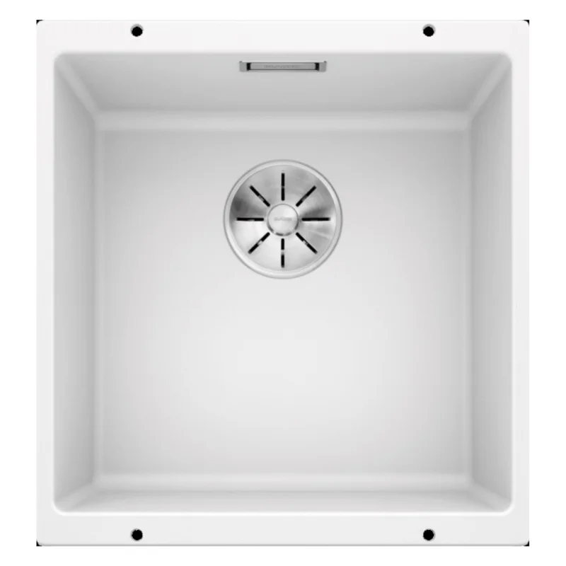 Satisfait Ou Remboursé Evier Subline 400-U en Silgranit PuraDur sous-plan 43x46cm, Blanc (523426)