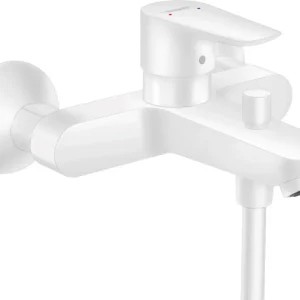 Commander Vite Talis E Mitigeur bain/douche avec Limiteur de température, Blanc mat (71740700)
