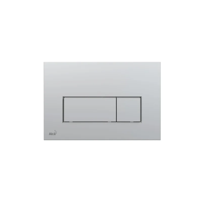 Commande En Gros Plaque de commande double touche, Chrome mat (M572)