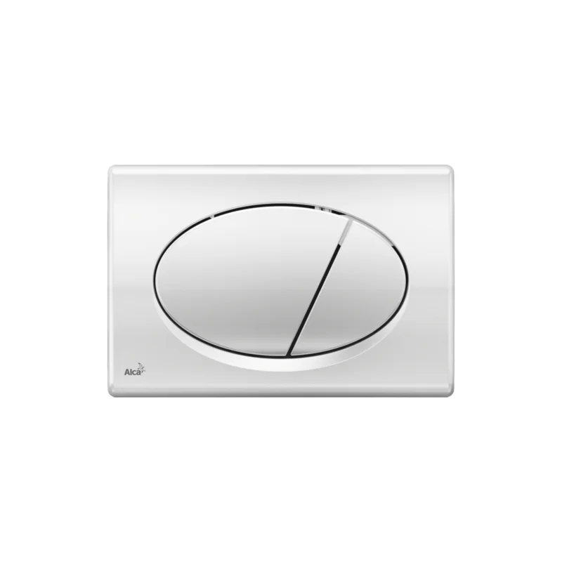 Commande En Gros Plaque de commande double touche, Chrome brillant (M71)