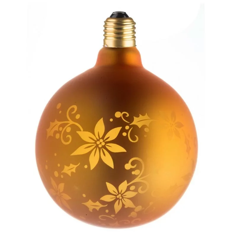 Ecolicht 30125130003 Ampoule Décorative E27 LED 0.5W G125 360° - Fleur Doré Achetez Aujourd'hui