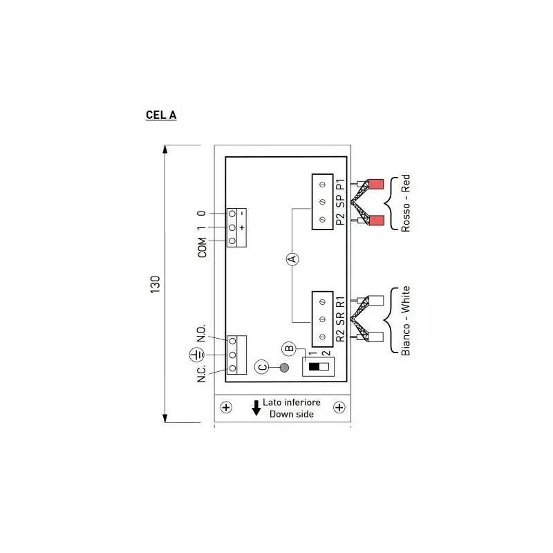 Must-Have Ditec CELA - Boîtier raccordement des photo-cellules - 80mA 24V