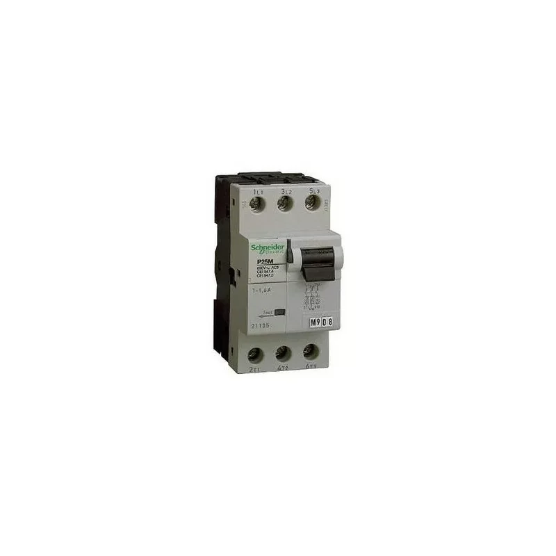 Merlin Gerin 21108 Disjoncteur Moteur P25M 6.3A 3P 3D - Déclencheur Magnétothermique Super Prix