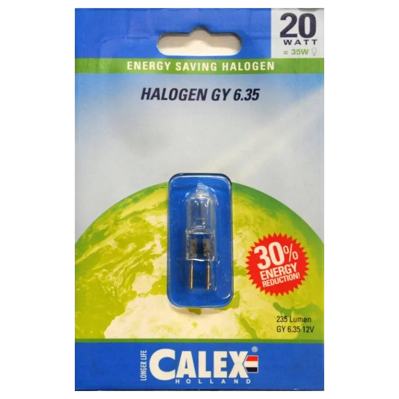 Calex 509622 Ampoule Halogène GY6.35 20W 12V 240lm Commander Maintenant