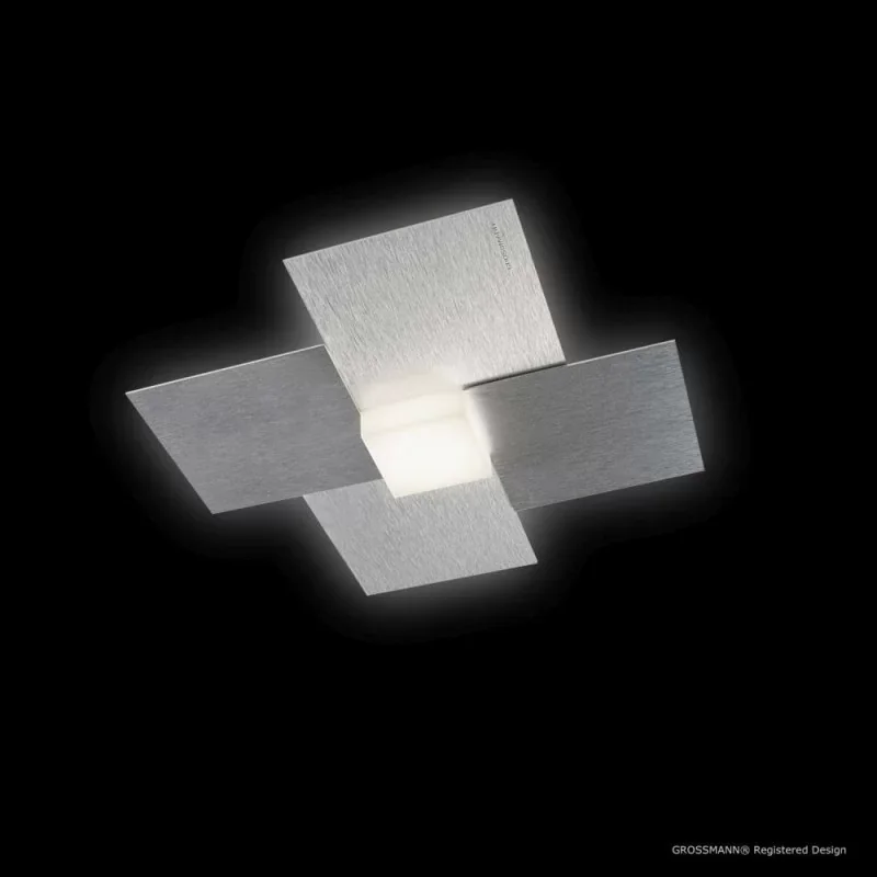 Grossmann 51-770-072 - Applique murale/Plafonnier CREO LED 1 lumière - Alu Usine Directe