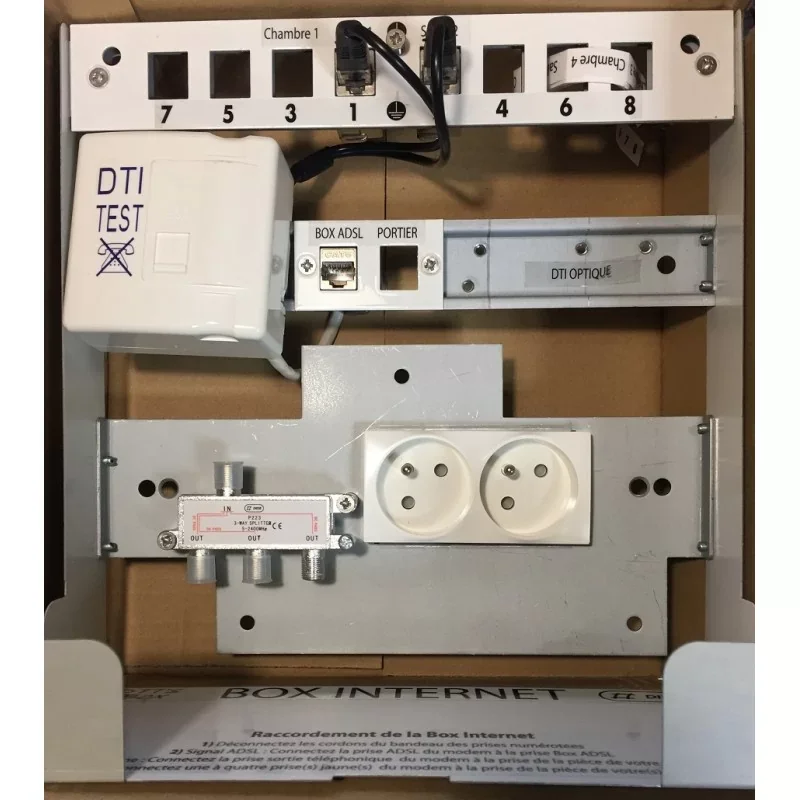 Dièse Dti‘s Box 250 Acier - 2 noyaux RJ45 Prix Réduit