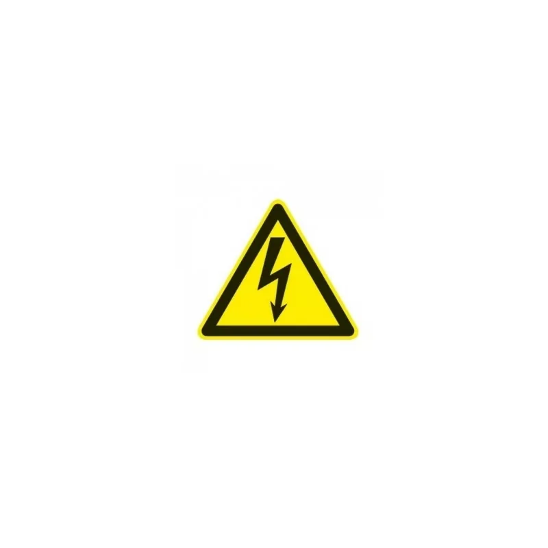 Cembre 4600204 - 50 x Etiquettes signalétique triangulaire éclair 50 mm - WS-HT 200102 Satisfait Ou Remboursé