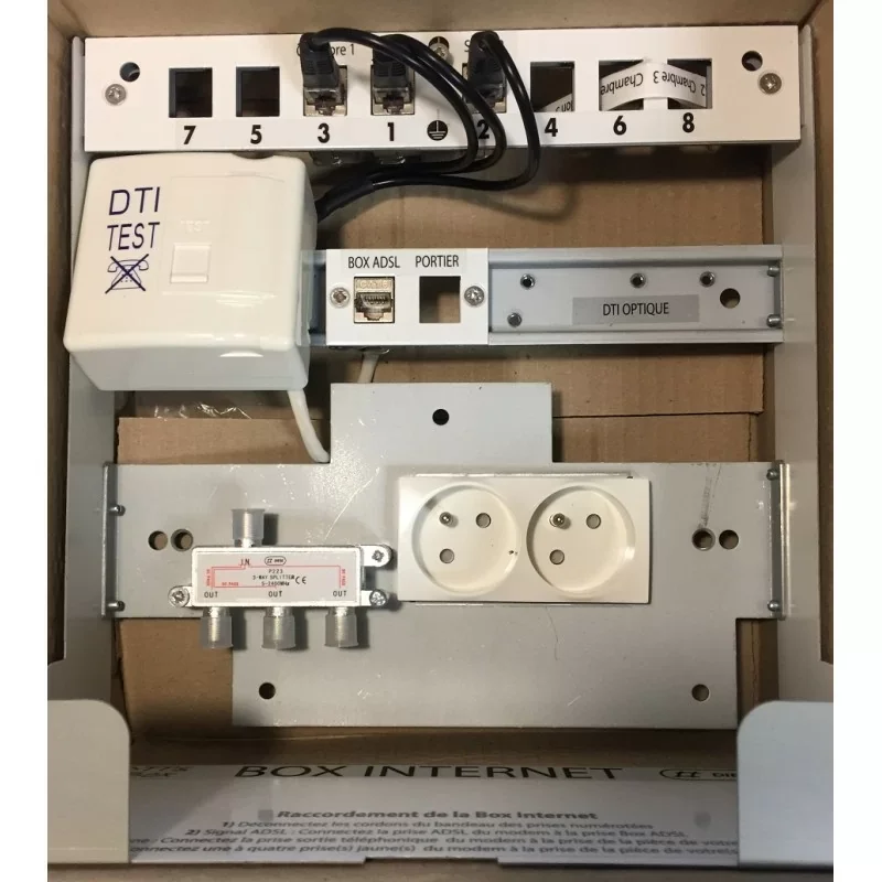 Dièse Dti‘s Box 250 Acier - 3 noyaux RJ45 Affaire À Saisir