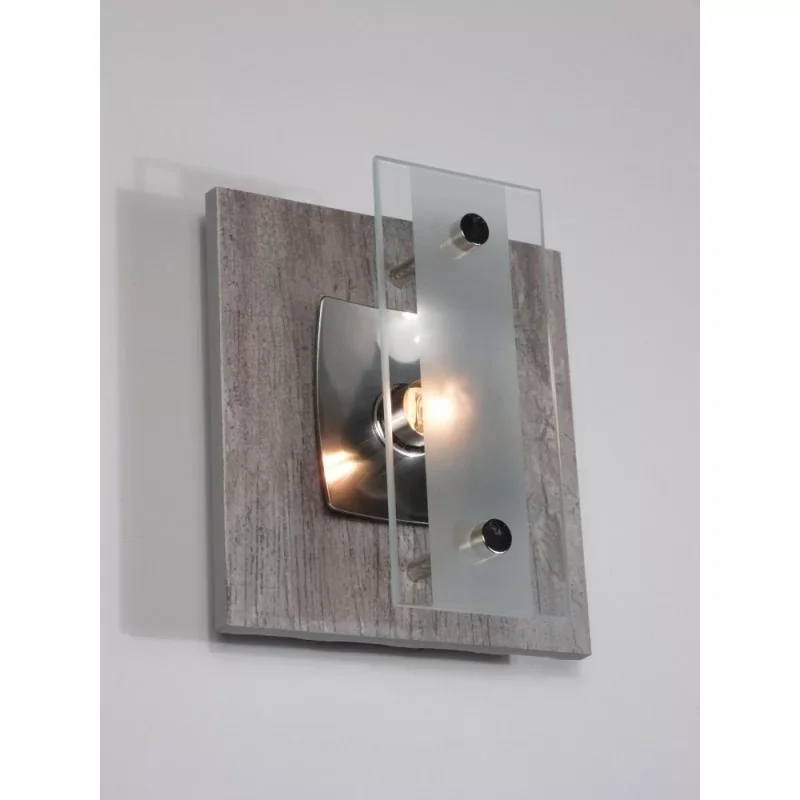 Prix Choc Arabesque TAO 1 - Applique / Plafonnier G9 40W IP21 - 16x16cm - Gris