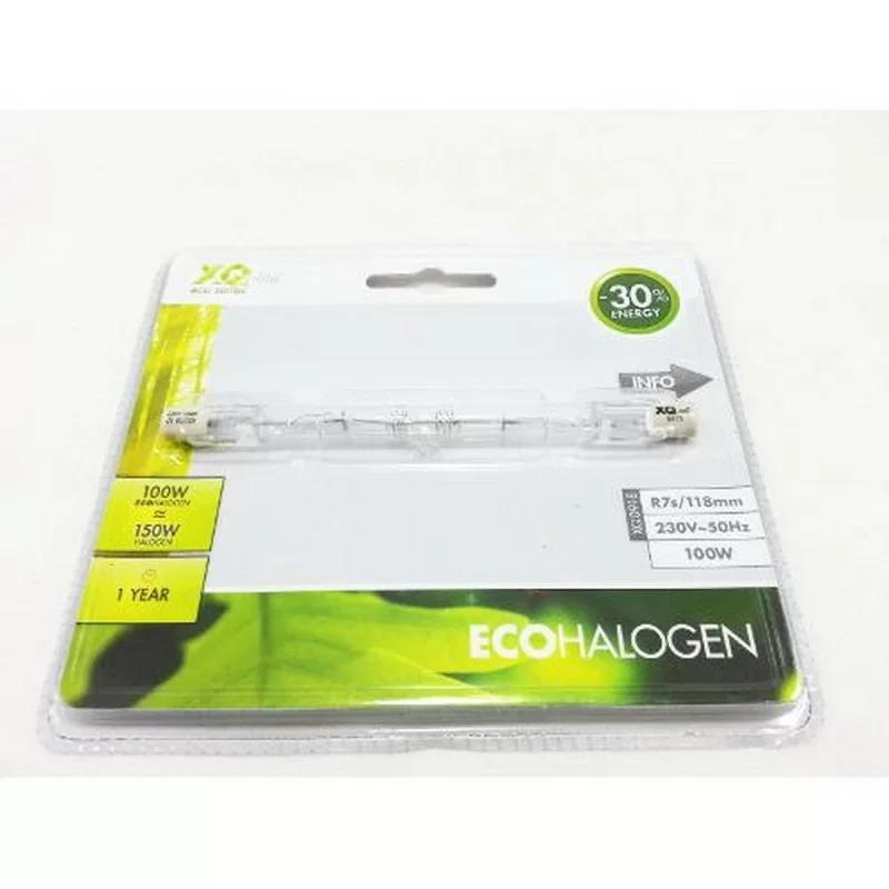 XQ-LITE XQ0915 Ampoule R7s Tube éco halogène 100W (130w) 78mm 2900K Super Prix
