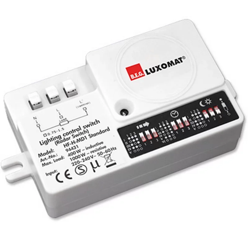 Beg Luxomat 94431 - Détecteur de mouvement BLANC HF-H-MD1 Standard Dernière Chance