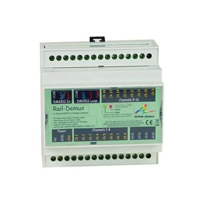 Artistic License RAIL DEMUX DMX512 VERS 0/10V. RDM Top Vente